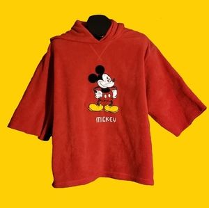 Disney Mickey Mouse Red Pullover Hoodie